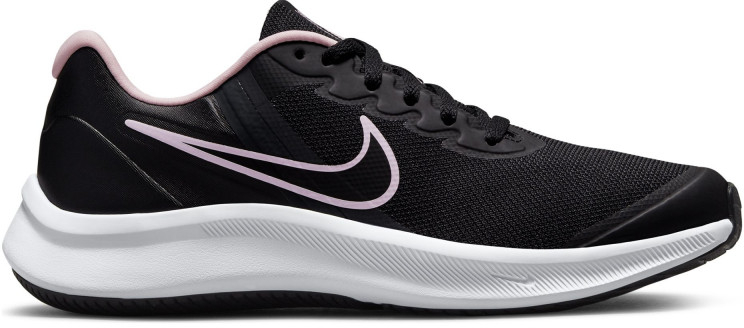 Nike Star Runner 3 Jr black/pink čierna