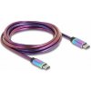 Delock Kábel USB-C USB 2.0 USB-C ® zástrčka, USB-C ® zástrčka 2.00 m viacfarebná 81116; 81116