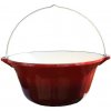 Goulash Cauldron kotlík na guláš liatina, smalt 0,8 cm 16 l RED