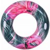 Nafukovacie koleso na plávanie 115 cm plameniak a tukan zelená
