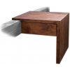 futons.cz L TYPE - nočný stolík (jelše ) 40*40cm