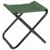 Mil-Tec skladacia stolička - OLIVA (Olivovozelená rozkladacia stolička od Miltecu s čiernou kovovou konštrukciou)