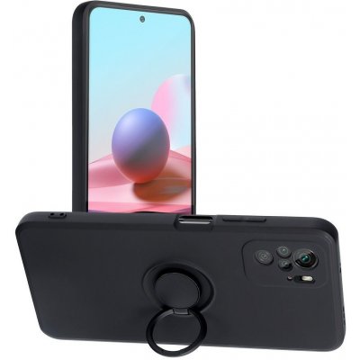 Forcell SILICONE RING Case Xiaomi Redmi Note 10 / 10S čierny