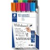 STAEDTLER Popisovače na bílou tabuli Lumocolor 351 , 10 barev, 2 mm, kulatý hrot 351 B10