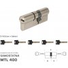 MPkovania MTL - MTL400 S obojstranná Dĺžka: D 35 + V 45 mm