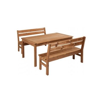 Drevený záhradný nábytok PROWOOD z ThermoWood- SET L4 od 575 € - Heureka.sk