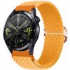 BStrap Elastic Nylon remienok na Samsung Galaxy Watch Active 2 40/44mm, orange SSG024C07