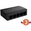Tenda SG105M - 5x Gigabit Desktop Ethernet Mini Switch, 10/100/1000 Mb/s, 10Gb/s, fanless 75011970