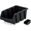 box úložný skladovací 230x160x120mm TRUCK KTR23-S411 čierny plastový