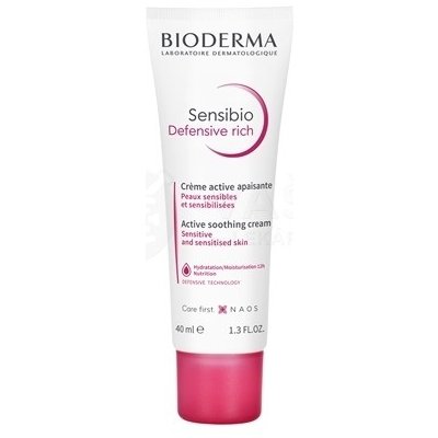 Bioderma Sensibio Defensive Rich krém s výživnou textúrou 40 ml