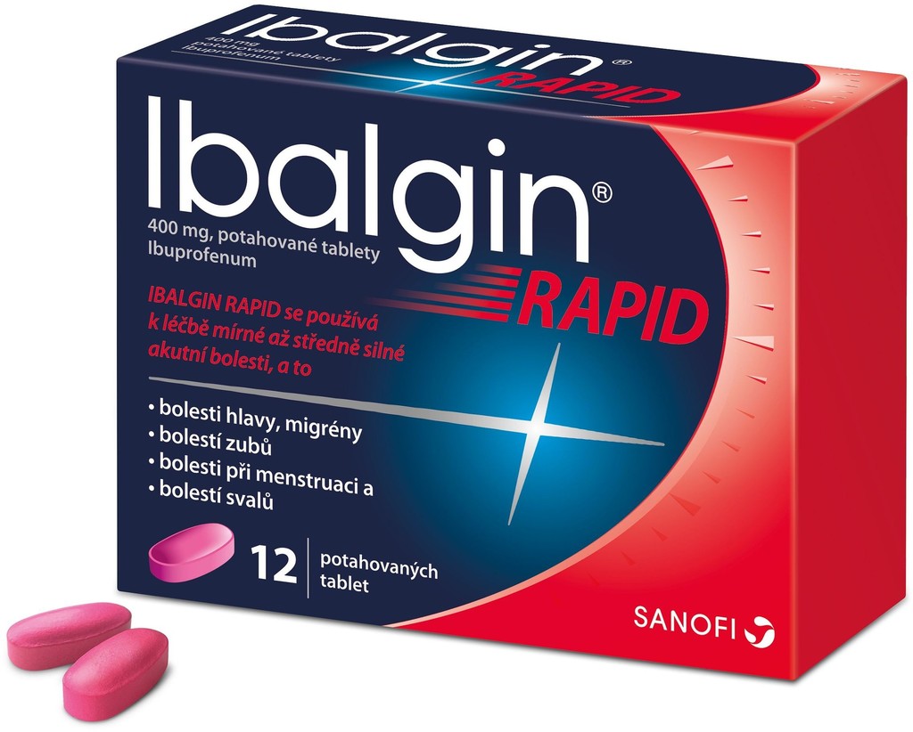 Ibalgin Rapidcaps 400 mg cps.mol.12x400 mg od 3,45 € - Heureka.sk
