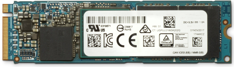 HP 512GB PCIe-4x4 NVME TLC, 406L8AA
