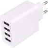 Nabíjací adaptér do zásuvky 4xUSB 3,1/5A biely (SOMOGYI)