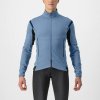 Pánska cyklistická bunda Castelli PERFETTO RoS 2 CONVERTIBLE oceľovo modrá veľkosť produktu 2XL
