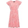 Dámske letné šaty ALPINE PRO DEREFA svetlo ružová M