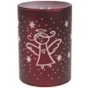 Bartek Candles Svietnik anjel s LED svetlom výška 10 cm