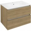 Sapho EZARA umývadlová skrinka 69,8x52x46cm, dub cuneo EZ701-2525