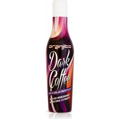 Oranjito opaľovacie mlieko do solária s vôňou kávového mlieka (Dark Coffee Accelerator) 200 ml