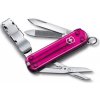 Victorinox Nail Clip 580, 65 mm, pink transparent 0.6463.T5
