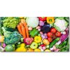 Foto obraz akrylové sklo Farebná zelenina 100x50 cm
