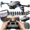 Dron F9 4DRC DRON S KAMEROU 6K HD GPS DRON Funkli 3000 m 3000 m 2500 mAh