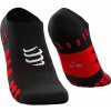 Compressport No Show Socks Black/Red T1 Bežecké ponožky