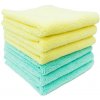 Purestar Two Face Buffing Towel Yellow/Mint – 6ks prémiových mikrovláknových utierok