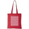 Plátená EKOlogická taška Slovensko Slovakia - dlhá rúčka Červená