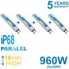 960W PARALEL PACK HYRITE 4x TLG-24E240C, profi LED napájací zdroj 4x 240W/24V = 960W, IP68, 18MM