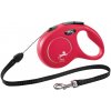 Voditko Flexi Classic New lanko S 8m cervene
