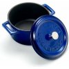 LAVA METAL Litinový mini hrnec kulatý 10 cm - modrý (LVYTC10K2B)
