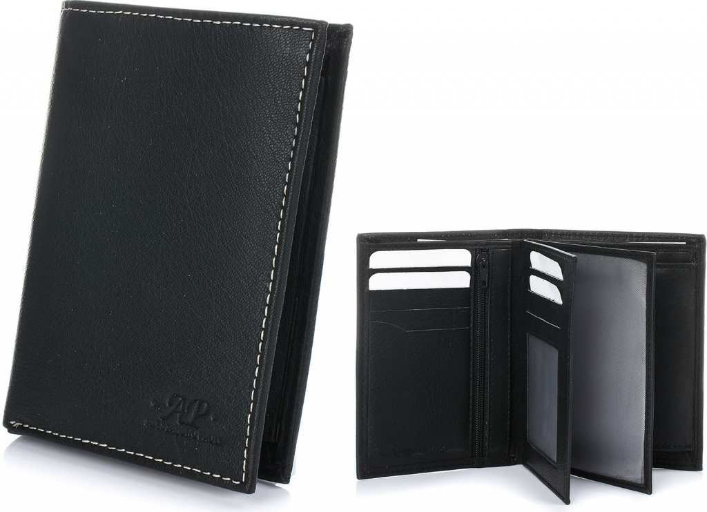 Alessandro Paoli K56 pánska kožená peňaženka čierna
