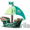 Kartónová 3D pirátska loď - Djeco