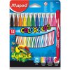 Detské fixky Maped Color´ Peps Jungle- 12 farieb