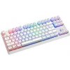 Klávesnica Modecom LANPARTY VOLCANO WHITE RGB Blue Switch (K-MC-LANPARTY-U-RGB-BLUE-200)