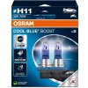 Osram Coll Blue boost 5500 K, H11 PGJ19-2 12V 75W 62211CBB-2HB