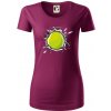 Tenisová loptička v triku - Dámske tričko z organickej bavlny Origin (GOTS) - XS ( Fuchsiová )