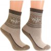 NILLS Termo ponožky hnedé