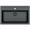 ALVEUS | ALVEUS 1148163 - Kuchynský drez ATROX 79x50 cm granit/čierna | AV0010