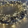 Nano LED vianočná reťaz - ježko, vonkajšia 200 LED/3,5 m bílá teplá