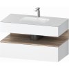 Duravit Qatego umývadlo so skrinkou 100 cm biela QA4786055180010