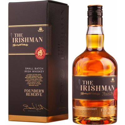 The Irishman Founder´s Reserve 40% 0,7 l (kartón)