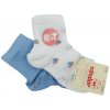 Ponožky CONDOR 2 pack lisos Azulado 446 - veľ. Array