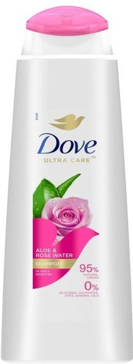 Dove Aloe&Rose Water dámsky šampón na vlasy 400 ml