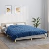 vidaXL Záťažová prikrývka modrá 220x230 cm 15 kg látka 3154863