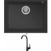 Elleci QUADRA 110 UM G40 full black + Deante NEO BORO BMO N62M čierna matná