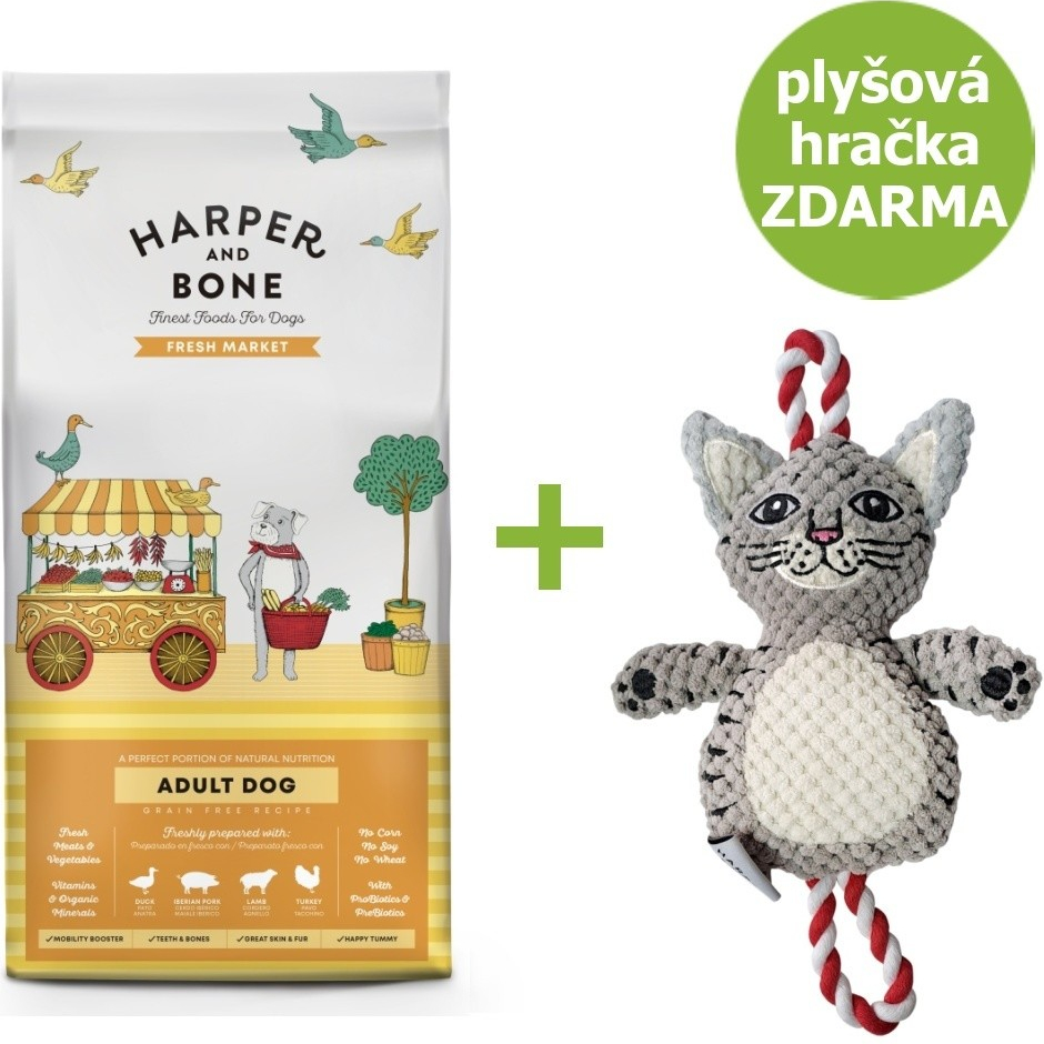 Harper and Bone Dog Adult Large & Medium čerstvé z trhu 2 kg