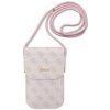 Púzdro Guess PU 4G Metal Logo Script Phone Bag ružové