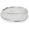Eurofirany keramický podnos Kalina 02 27X27X2cm strieborný