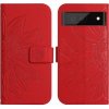 VSETKONAMOBIL 53999 ART SUNFLOWER Peňaženkové puzdro s remienkom Google Pixel 7 Pro červený